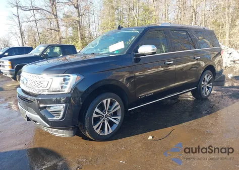 2021 Ford Expedition Platinum Max z USA, uszkodzony, nr VIN 1FMJK1MT5MEA73099